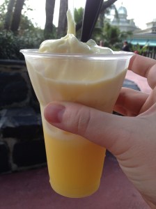 It could be frozen paint thinner in a cup and it would still taste good on such a hot day.