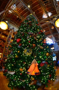 The Wilderness Lodge Christmas tree.