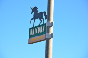 Dutifully remembering where we had parked.