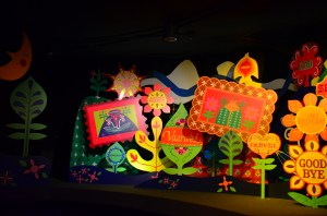 New signs at the ride's end.