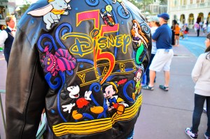 A brave soul wearing this jacket was also watching the ceremony.