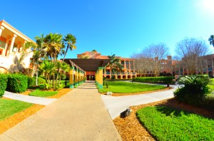 Near Casitas building two.