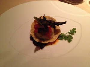 Braised Oxtail and Cherry Ravioli