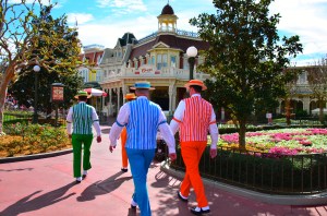 Dapper Dans, on the move.