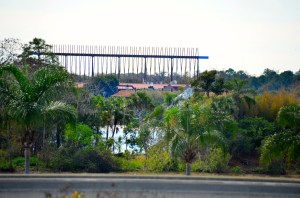 Zooming in on the Polynesian from the Main Street train station. It's a powerful lens I rented.