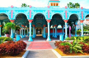 Entrance to the main building at Coronado Springs.