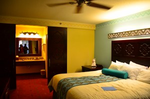 Interior of our King Preferred room. Excuse the rumpled bed; sometimes you just need to collapse on the bed when you enter the room, you know?