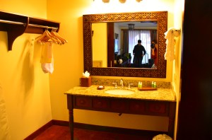 Vanity area. On the downside, there's only one sink, but it's otherwise very spacious and nice.