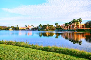 A gorgeous view across the lake.