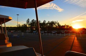 Sunset at Epcot is basically my favorite Disney thing, ever.