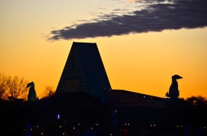 Sunset over the Swolphin.