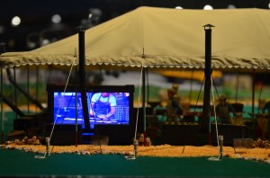 More historic footage, here of cooks making meals for the circus staff.