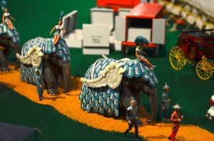 Elephants on parade.
