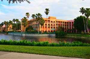 The view from our room, as seen from the ground floor (does that make sense?) 