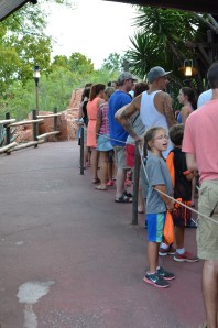 FastPass line is on the right. Ridiculous, no?
