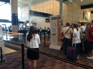 Pushing us back out of the screening area.