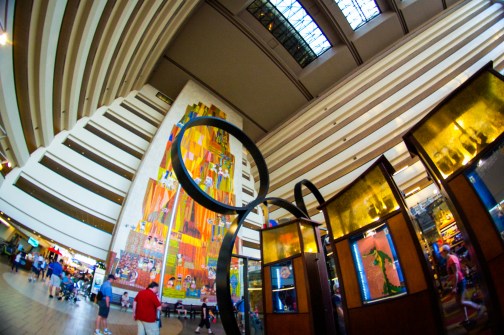 Today's Grand Canyon Concourse - cluttered, inorganic, sterile.
