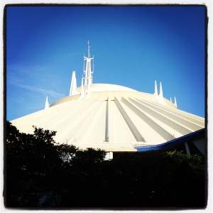 Space Mountain, looking quite handsome.