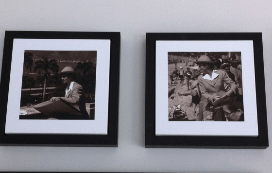 Blair herself graces the walls - I'm glad she has such a rightful and obvious presence here.