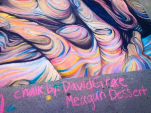 Chalk art at Festival of the Masters.