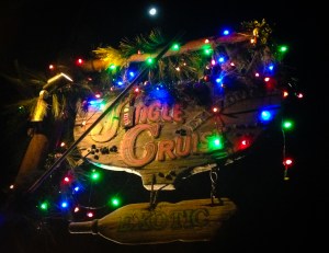 The best parts of the Jingle Cruise may have been this sign and the limited edition poster, but I loved the idea in theory.