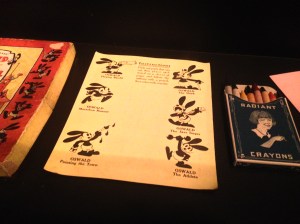 Page from an early Oswald sketch book.