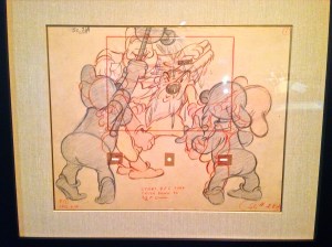 Snow White charcoal/graphite concept drawing, c. 1936.