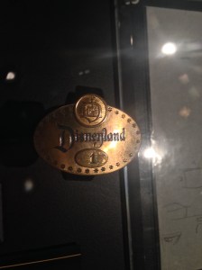 Walt's name badge from Disneyland: he's employee #1.