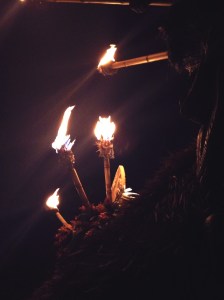 Atop the Dole Whip stand.